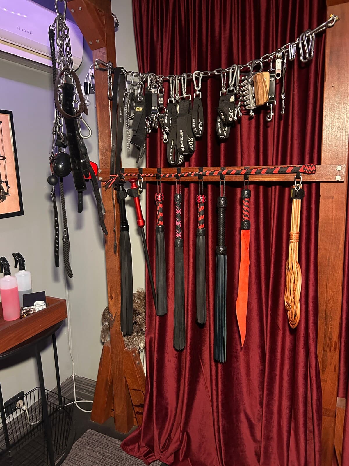 Paddles, floggers, crops, canes.